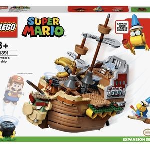 Super Mario Lego bowsers airship